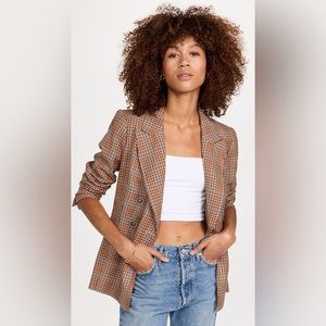 PAIGE Londyn Blazer in Bronze Dust Multi, XXS